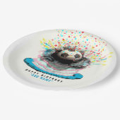 サッカーの誕生日パーティー ペーパープレート (アングル)