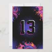 サッカーの誕生日パーティー 招待状 (裏面)