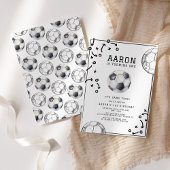 サッカーの誕生日パーティー 招待状