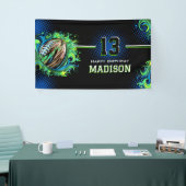 サッカーの誕生日パーティー 横断幕 (トレードショー)