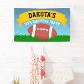 サッカーの誕生日パーティー 横断幕 (インサイチュ)