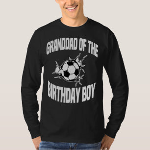 サッカーの誕生日ボーイチームの祖父 Tシャツ