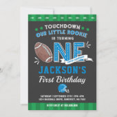 サッカーの誕生日招待 サッカー1歳の誕生日 招待状 (正面)