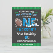 サッカーの誕生日招待 サッカー1歳の誕生日 招待状 (スタンド正面)