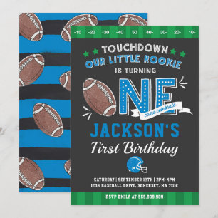 サッカーの誕生日招待 サッカー1歳の誕生日 招待状