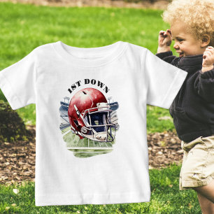 サッカーの誕生日1日 ベビーTシャツ