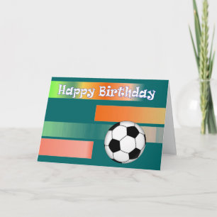 サッカーの誕生日 カード