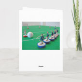 サッカーの誕生日 カード (裏面)