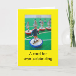 サッカーの誕生日 カード