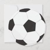 サッカーの誕生日 サンキューカード (裏面)