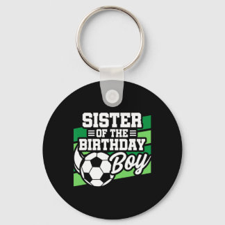 サッカーの誕生日 - 誕生日おめでとう妹 - 男子サッカー好き キーホルダー