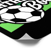 サッカーの誕生日 - 誕生日おめでとう妹 - 男子サッカー バイ ポスター (角)