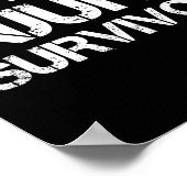 サッカーの負傷者の生存者 ポスター (角)