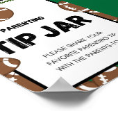 サッカーの赤ちゃんシャワーのサイン ポスター (角)