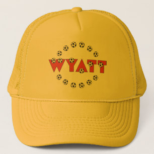 サッカーの赤のWyatt キャップ