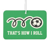 サッカーの車転がの空気の入れ替え カーエアーフレッシュナー (正面)