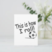 サッカーの転がこと ポストカード (スタンド正面)