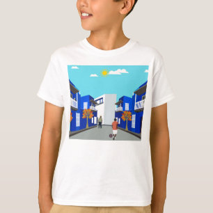 サッカーの通り Tシャツ