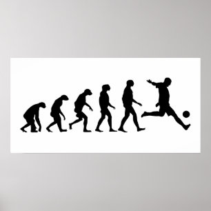 サッカーの進化 ポスター