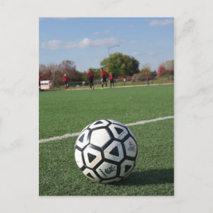 サッカーの遠近感 ポストカード