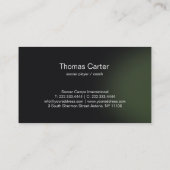 サッカーの選手のコーチのフットボールのキャンプインターナショナル 名刺 (裏面)