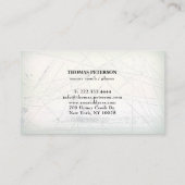 サッカーの選手のコーチのフットボールの球によって飾られるカード 名刺 (裏面)