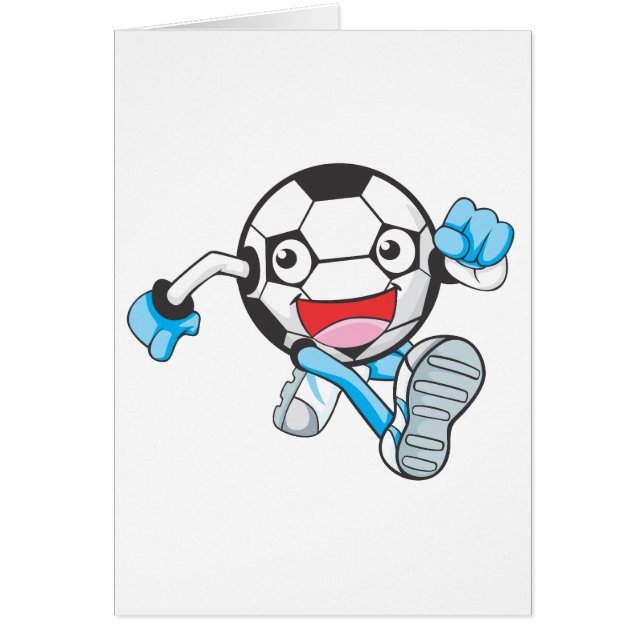 サッカーの選手のランニング (正面)