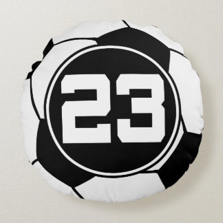 サッカーの選手の第23スポーツの球のギフト ラウンドクッション