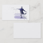 サッカーの選手2 -名刺 名刺 (正面/裏面)