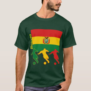 サッカーの選手-ボリビア Tシャツ