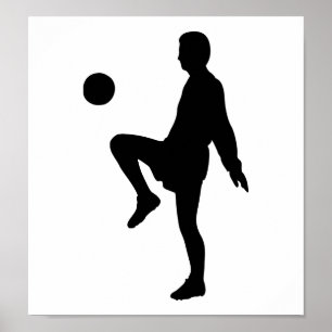 サッカーの選手 ポスター