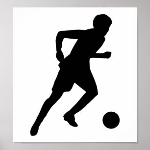 サッカーの選手 ポスター