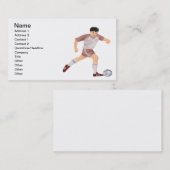 サッカーの選手 名刺 (正面/裏面)