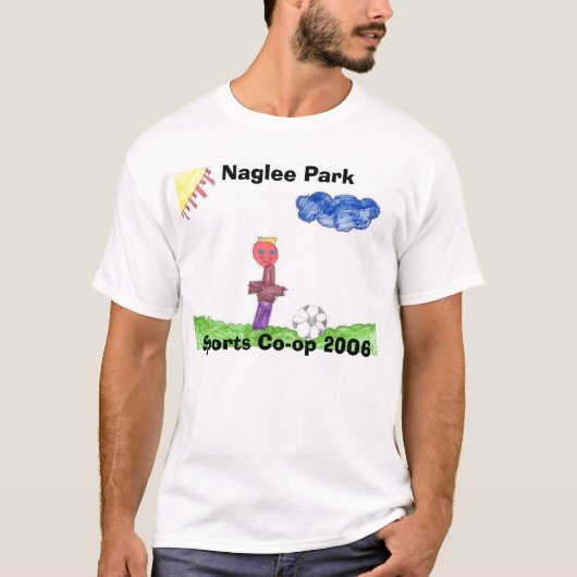 サッカーの選手 Tシャツ (正面)