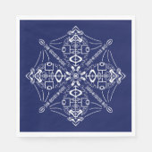 サッカーの隠された言葉に気を取られる スタンダードランチョンナプキン (正面)