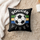 サッカーの雰囲気 クッション (ブランケット)