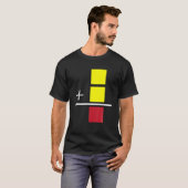サッカーの黄色い赤いカード審判おもしろいのスポーツ好き Tシャツ (正面フル)