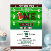 サッカーの1年連続1回目の誕生日ゲーム 招待状