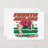 サッカーの4分の1 ポストカード (正面/裏面)