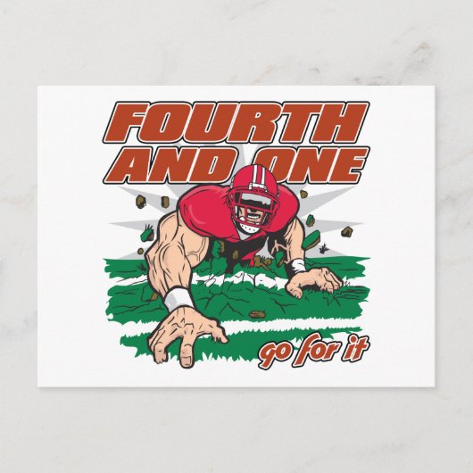 サッカーの4分の1 ポストカード (正面)