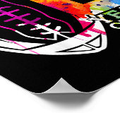 サッカーの6番目の素晴らし誕生日の子供6年間 ポスター (角)