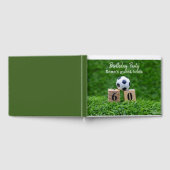 サッカーの60歳の誕生日でボールと60位 ゲストブック (全面)