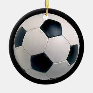 サッカーのFutbolのクリスマスのオーナメント セラミックオーナメント