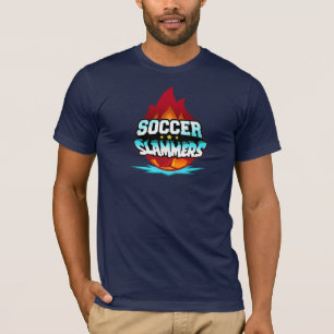 サッカーのSlammersのTシャツ Tシャツ