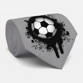 サッカーのSplatのタイ ネクタイ (ロール)