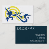 サッカーのsummerscene 名刺 (正面/裏面)