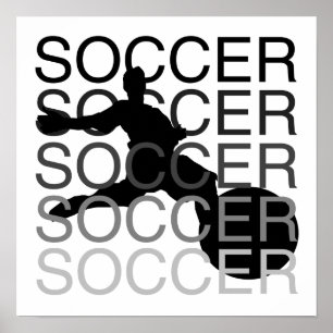 サッカーのTシャツおよびギフト ポスター