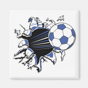 サッカーのTシャツとギフト マグネット