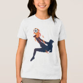 サッカーのtシャツ トライブレンドＴシャツ (正面)