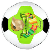 サッカーのW杯国旗のサッカーボール サッカーボール (回転)